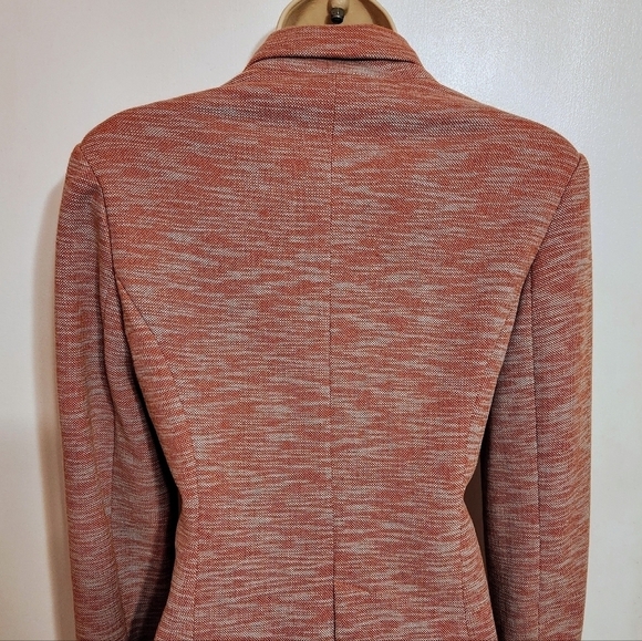 Cartonnier Anthro Space Dye Knit Blazer Jacket Red Small - Picture 7 of 12